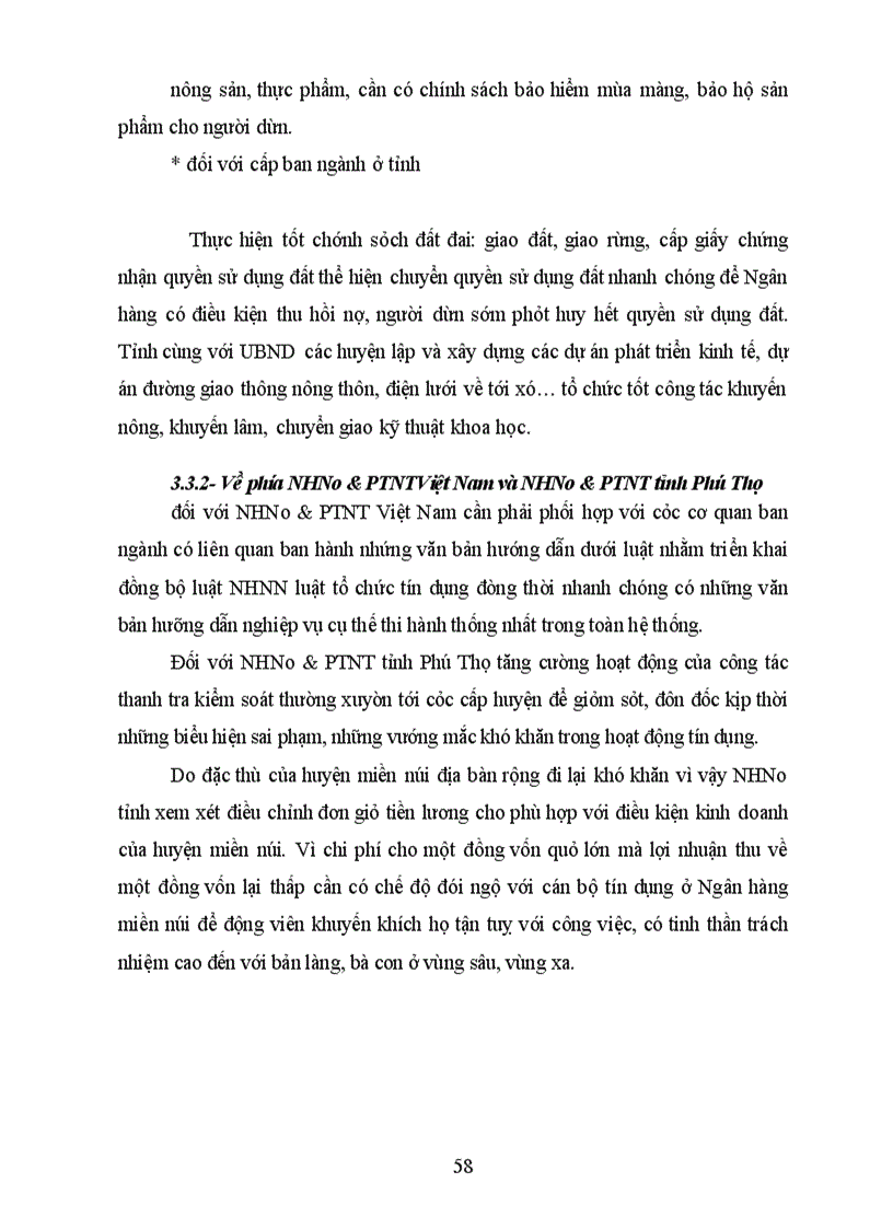 image for page Giải phỏp nõng cao chất lương tớn dụng tại NHNo&PTNT Huyện Thanh Sơn - Tỉnh Phỳ Thọ