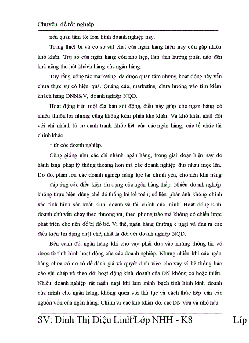 image for page Nâng cao chất lượng tín dụng tại chi nhánh ngân hàng Hàng Hải Đống Đa