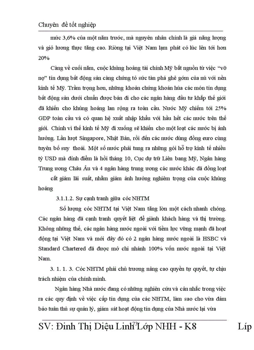 image for page Nâng cao chất lượng tín dụng tại chi nhánh ngân hàng Hàng Hải Đống Đa