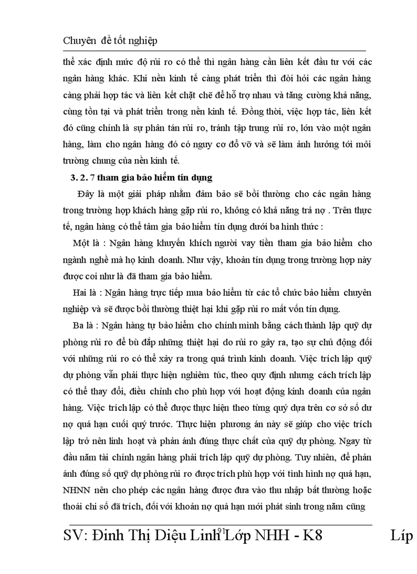 image for page Nâng cao chất lượng tín dụng tại chi nhánh ngân hàng Hàng Hải Đống Đa