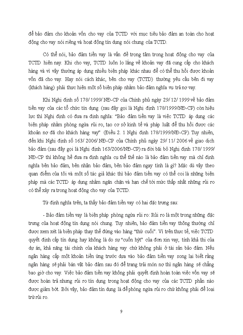 image for page Thực trạng và Giải pháp hoàn thiện công tác bảo đảm tín dụng bằng bảo đảm tiền vay tại Ngân hàng Công thương Việt Nam