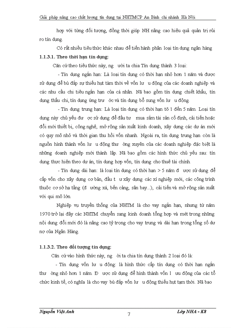 image for page Giải pháp nâng cao chất lươợng tín dụng tại NHTMCP An Bình chi nhánh Hà Nội