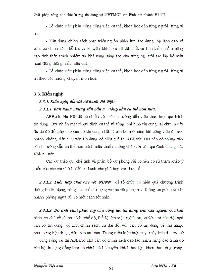 image for page Giải pháp nâng cao chất lươợng tín dụng tại NHTMCP An Bình chi nhánh Hà Nội