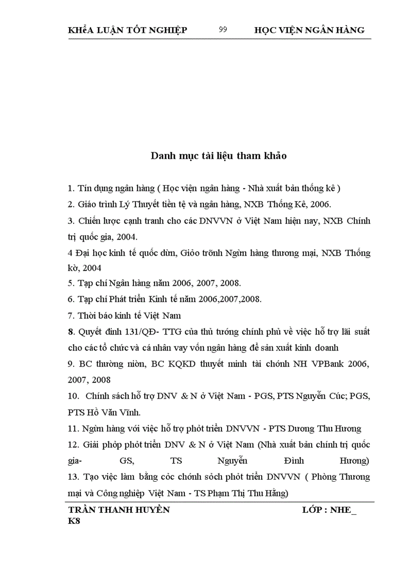 image for page Giải pháp mở rộng tín dụng ngân hàng đối với Doanh nghiệp vừa và nhỏ tại Ngân hàng Thương mại Cổ phần các Doanh nghiệp ngoài Quốc doanh Việt Nam (VP Bank)