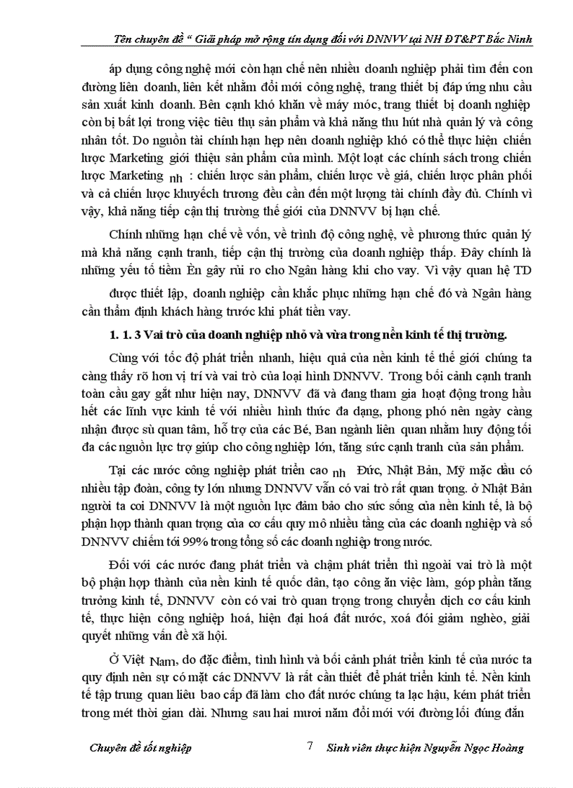 image for page Giải pháp mở rộng tín dụng đối với doanh nghiệp nhỏ và vừa tại Ngân hàng Đầu tư và Phát triển Bắc Ninh