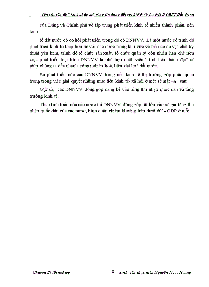 image for page Giải pháp mở rộng tín dụng đối với doanh nghiệp nhỏ và vừa tại Ngân hàng Đầu tư và Phát triển Bắc Ninh