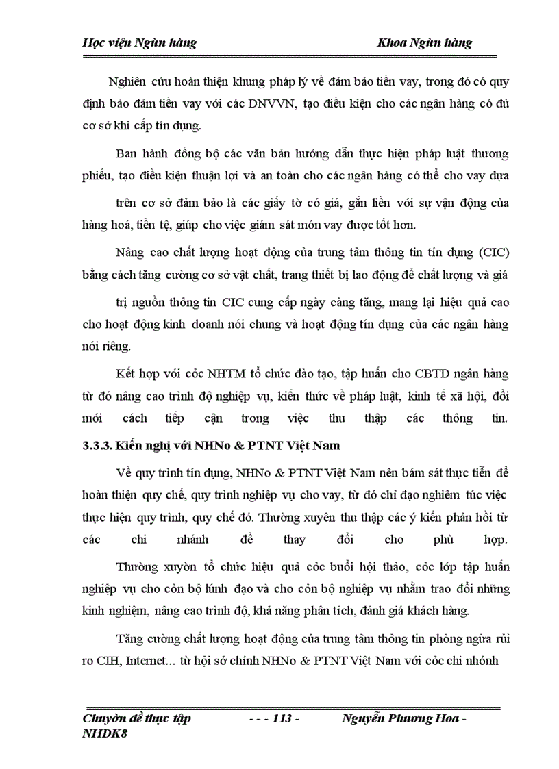image for page Giải pháp nhằm nâng cao chất lượng tín dụng đối với doanh nghiệp vừa và nhỏ tại Ngân hàng nông nghiệp và Phát triển nông thôn Đông Anh