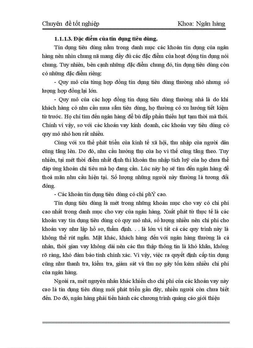 image for page Thực Trạng và Giải Pháp tín dụng tiêu dùng tại Chi Nhánh Ngân Hàng Công Thương Thanh Xuân