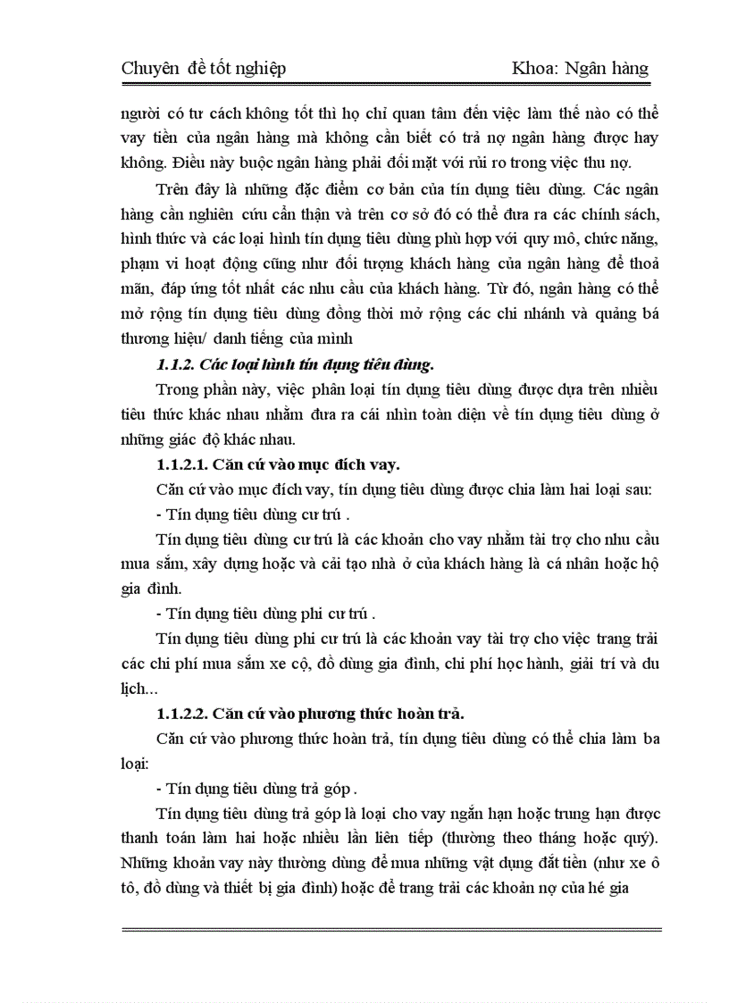 image for page Thực Trạng và Giải Pháp tín dụng tiêu dùng tại Chi Nhánh Ngân Hàng Công Thương Thanh Xuân