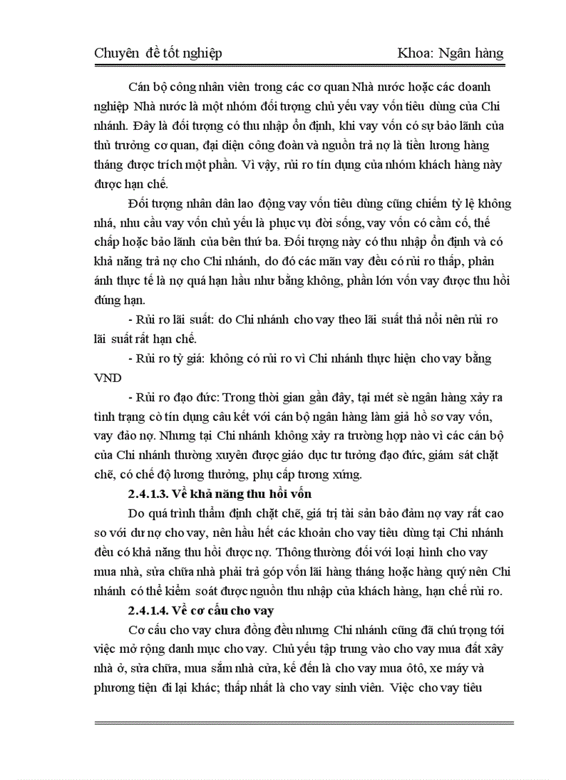 image for page Thực Trạng và Giải Pháp tín dụng tiêu dùng tại Chi Nhánh Ngân Hàng Công Thương Thanh Xuân
