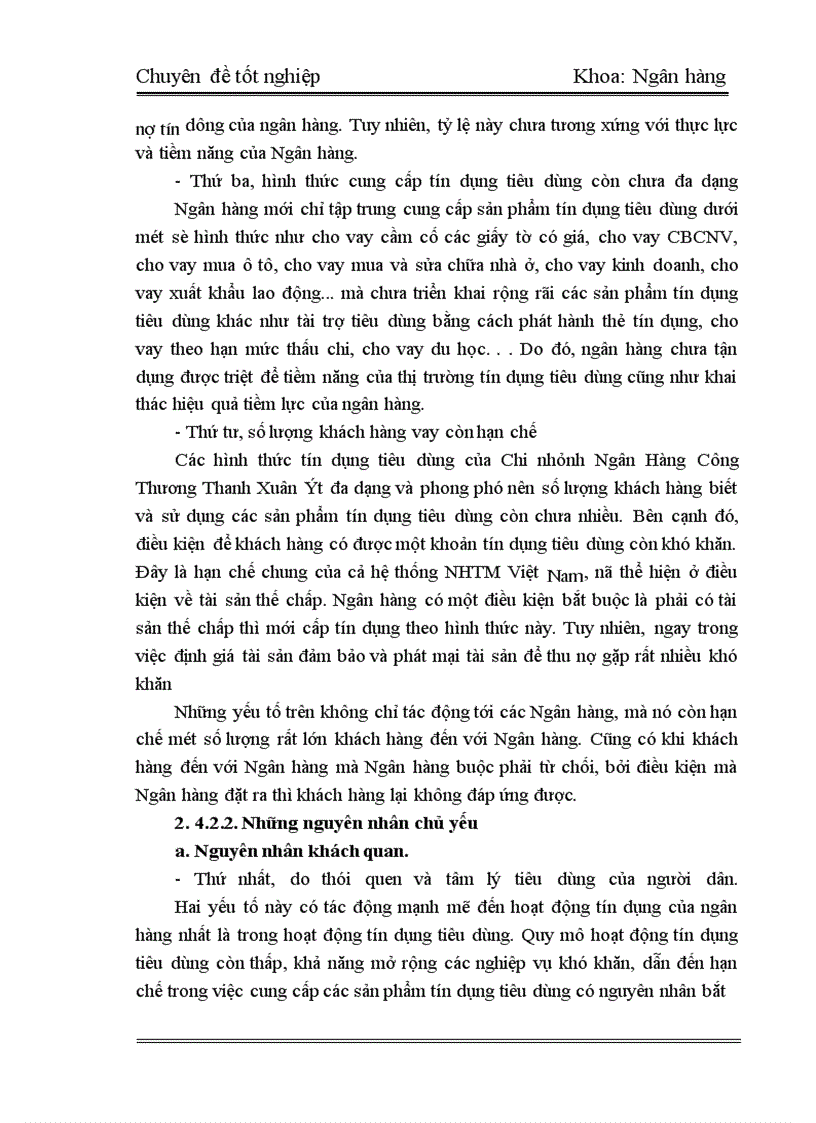 image for page Thực Trạng và Giải Pháp tín dụng tiêu dùng tại Chi Nhánh Ngân Hàng Công Thương Thanh Xuân