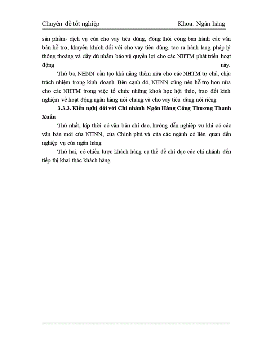 image for page Thực Trạng và Giải Pháp tín dụng tiêu dùng tại Chi Nhánh Ngân Hàng Công Thương Thanh Xuân
