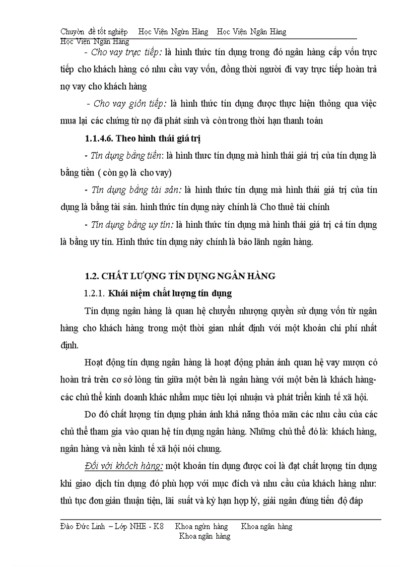 image for page Giải pháp nâng cao chất lượng tín dụng tại NHNo & PTNT chi nhánh Hoàng Quốc Việt