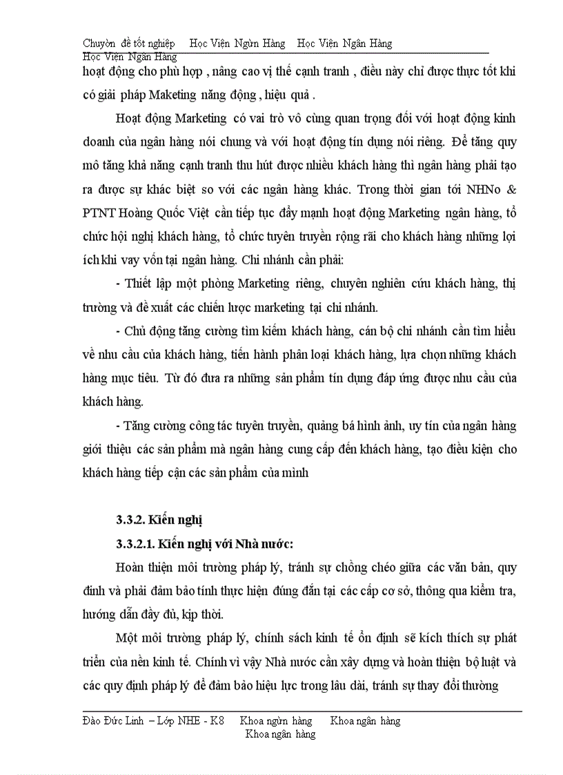 image for page Giải pháp nâng cao chất lượng tín dụng tại NHNo & PTNT chi nhánh Hoàng Quốc Việt