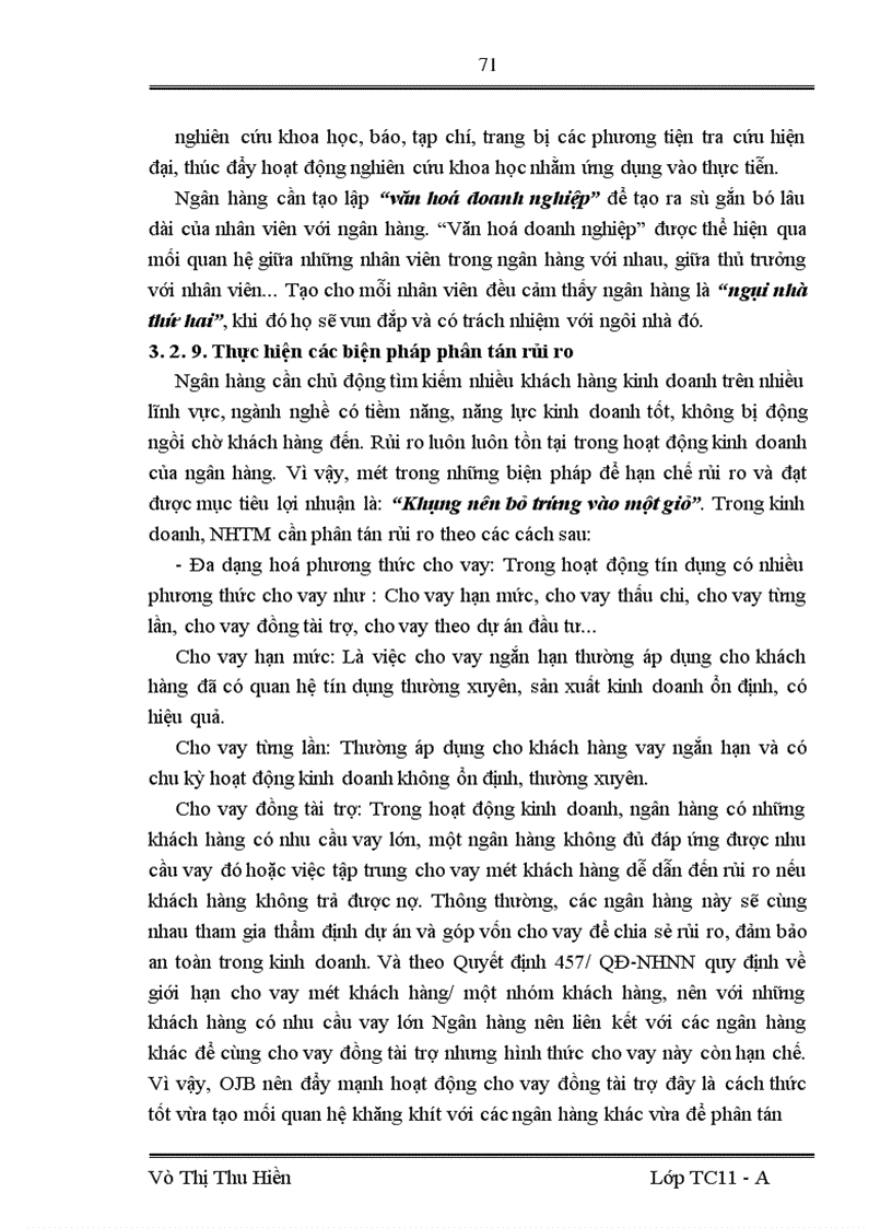image for page Một số giải pháp phòng ngừa và hạn chế rủi ro tín dụng tại Trung tâm kinh doanh Ngân hàng TMCP Đại Dương