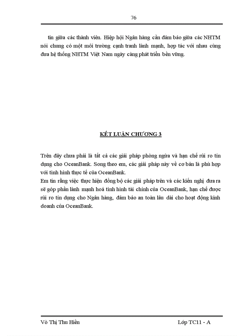 image for page Một số giải pháp phòng ngừa và hạn chế rủi ro tín dụng tại Trung tâm kinh doanh Ngân hàng TMCP Đại Dương