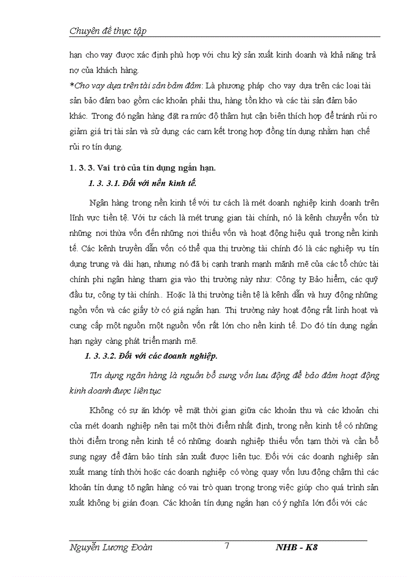 image for page Nâng cao chất lượng tín dụng ngắn hạn tại Ngân hàng TMCP Ngoại thương Việt Nam Chi nhánh Hải Dương