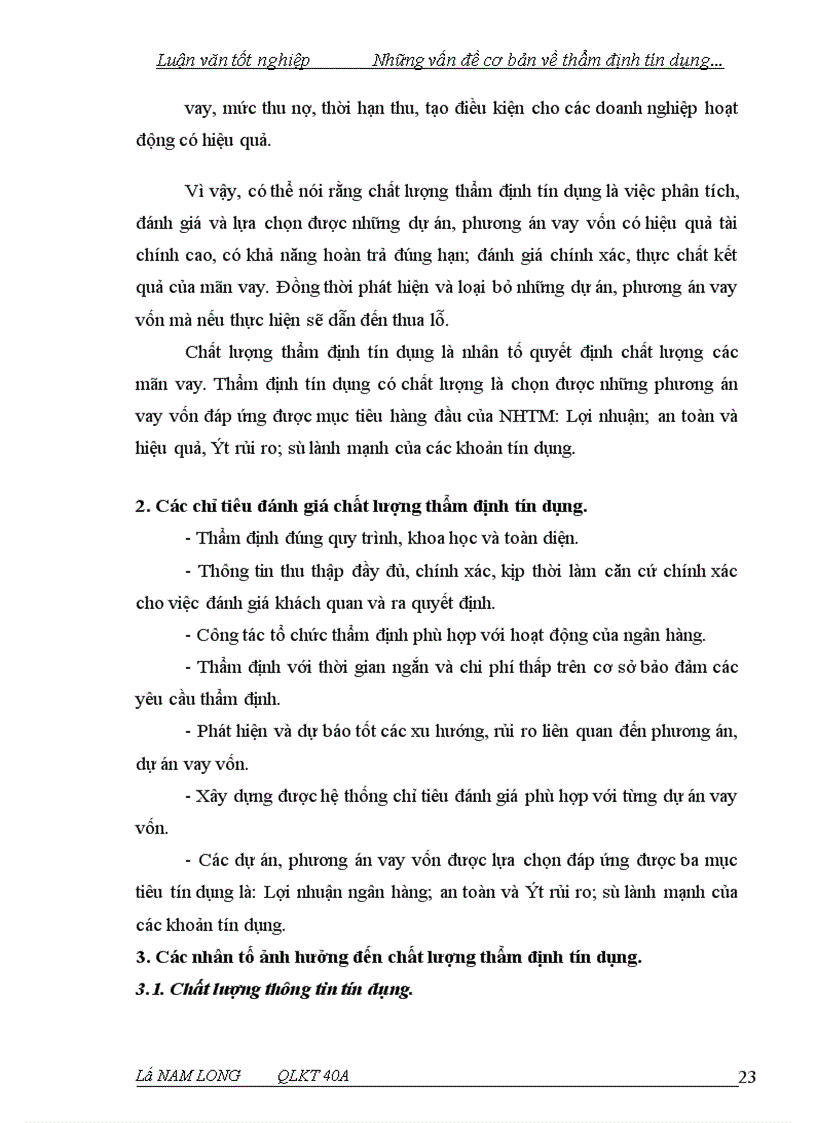 image for page Giải pháp nâng cao chất lượng thẩm định tín dụng tại Sở giao dịch I - Ngân hàng Công Thương Việt Nam