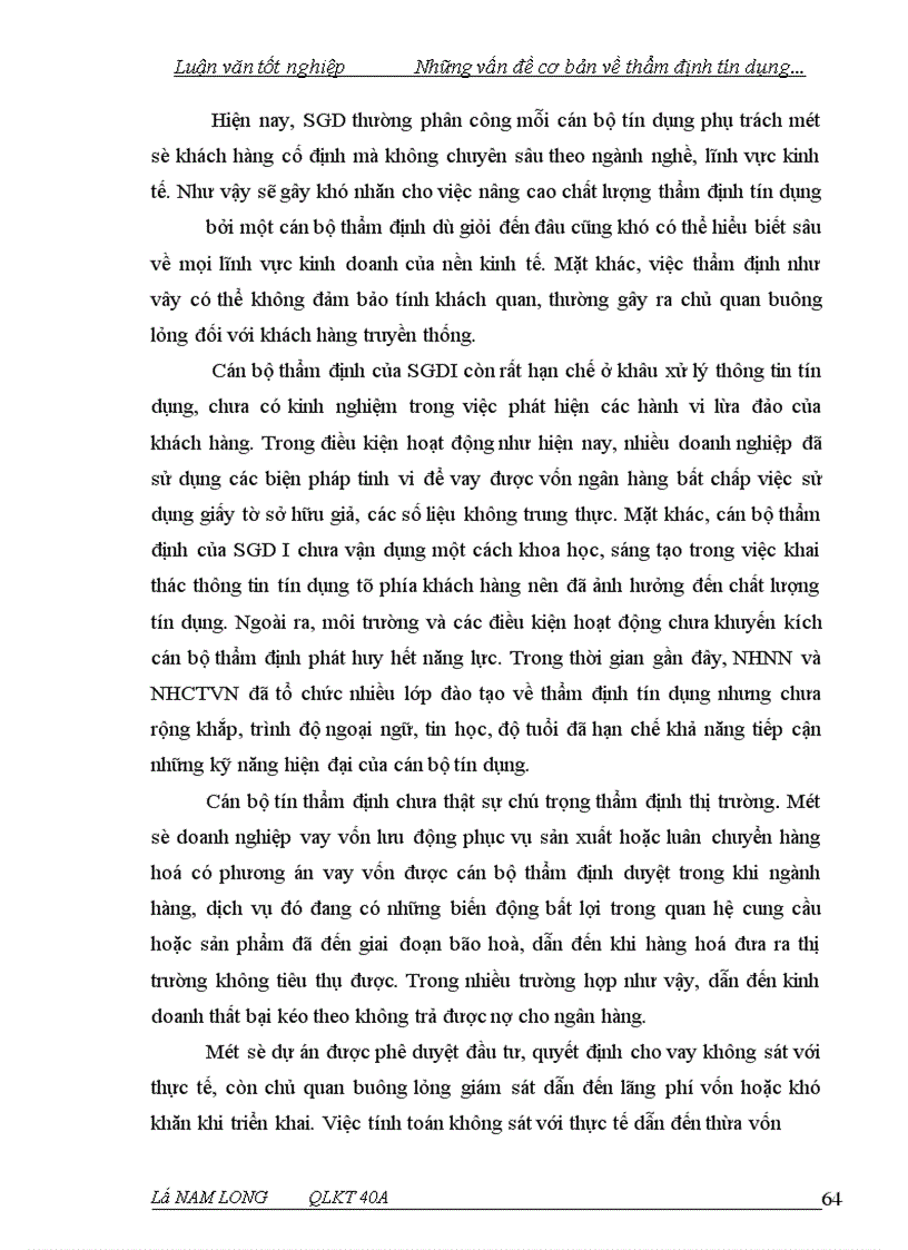 image for page Giải pháp nâng cao chất lượng thẩm định tín dụng tại Sở giao dịch I - Ngân hàng Công Thương Việt Nam