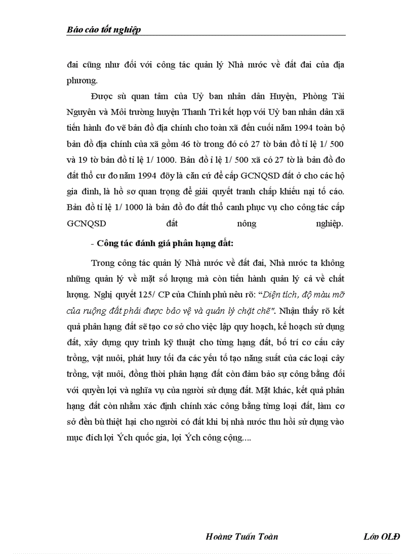 image for page Đánh giá tình hình quản lý đất đai giai đoạn 2003-2008 của xã Ngọc Hồi, huyện Thanh Trì, Thành phố Hà Nội