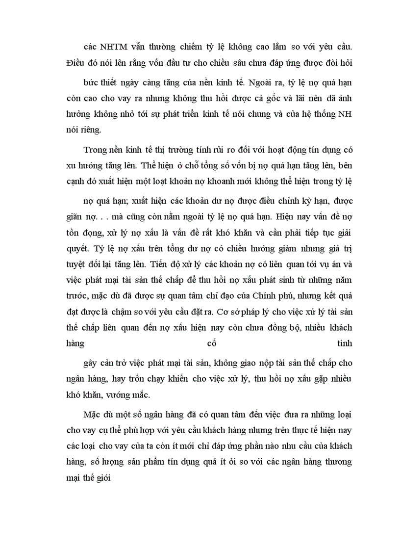 image for page Thực trạng về hoạt động tín dụng tại các ngân hàng thương mại việt nam