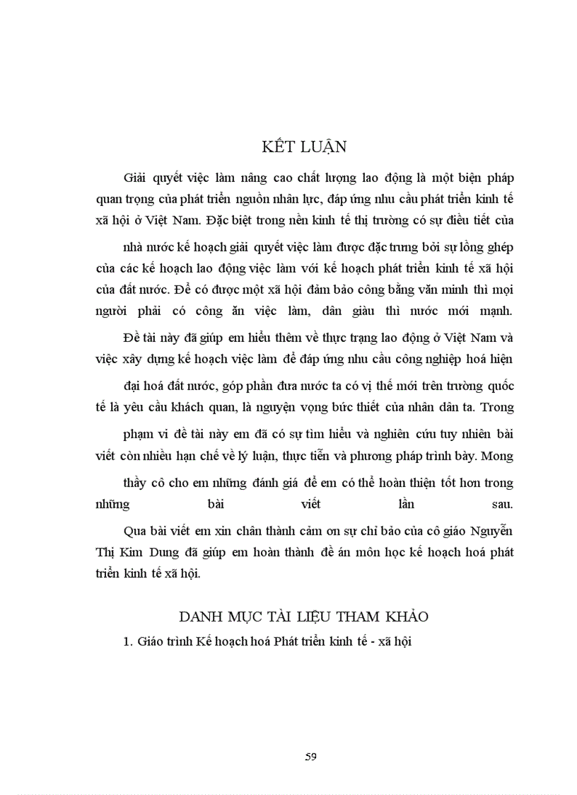 image for page Kế hoạnh lao động và việc làm và những giải pháp giải quyết việc làm trong thời kỳ kế hoạch 5 năm 2001ơơ- 2005 ở Việt Nam
