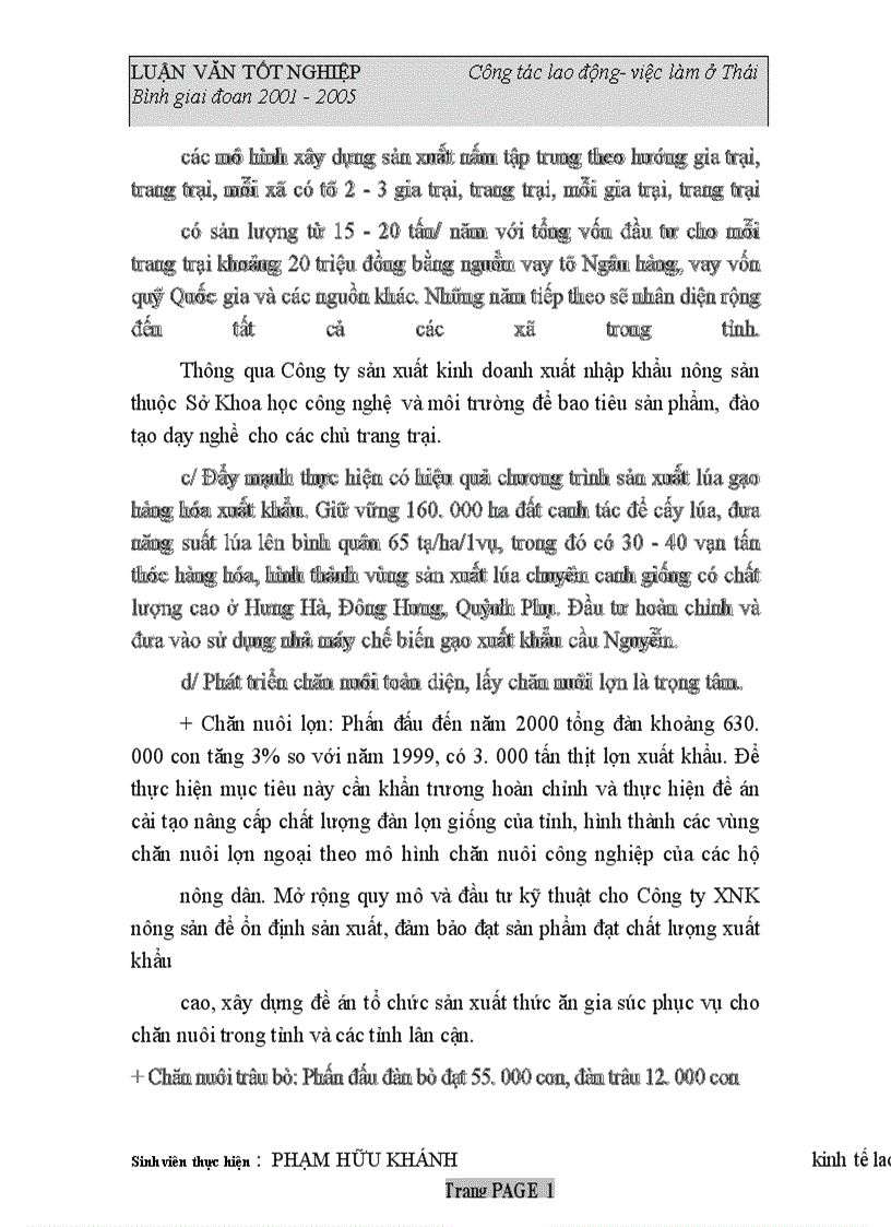 image for page Hoàn thiện Công tác lao động - việc làm ở tỉnh Thái Bình giai đoạn 2001-2005