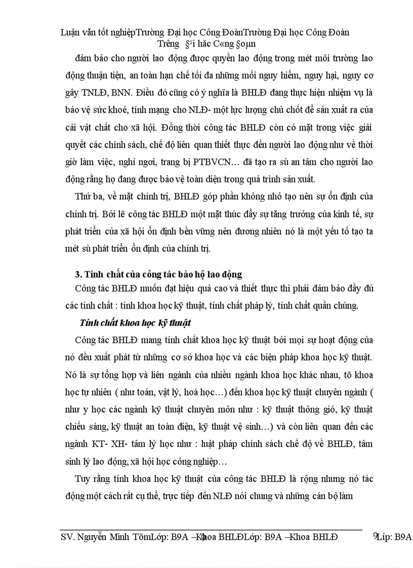 image for page Điều kiện lao động và bảo hộ lao động