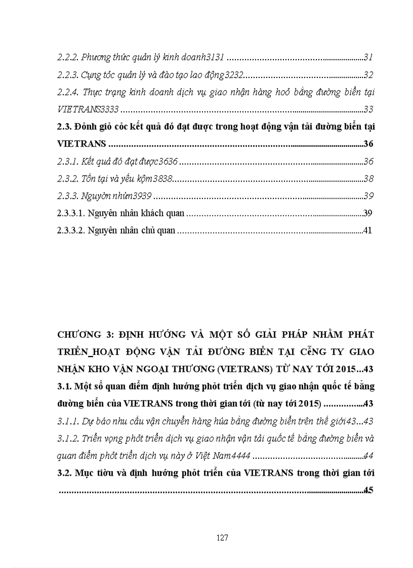 image for page Vận tải Biển tại Công ty giao nhận kho vận ngoại thương (VIETRANS): Thực trạng và giải pháp