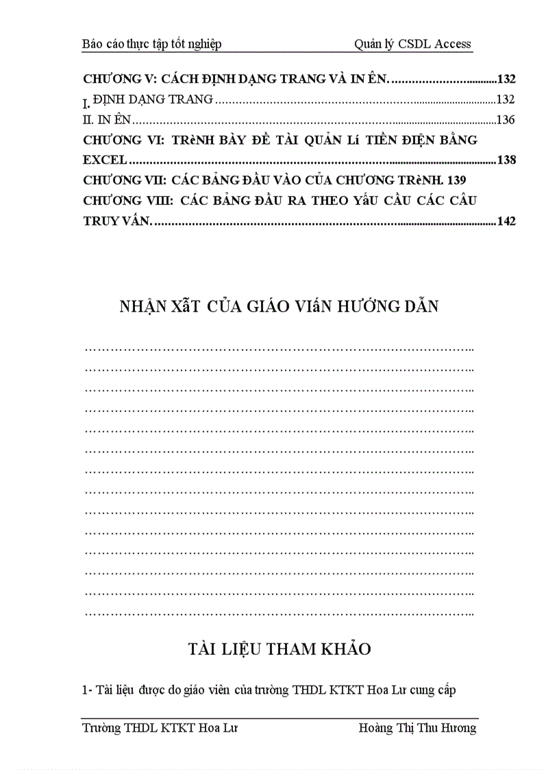 image for page Quản lý CSDL Access