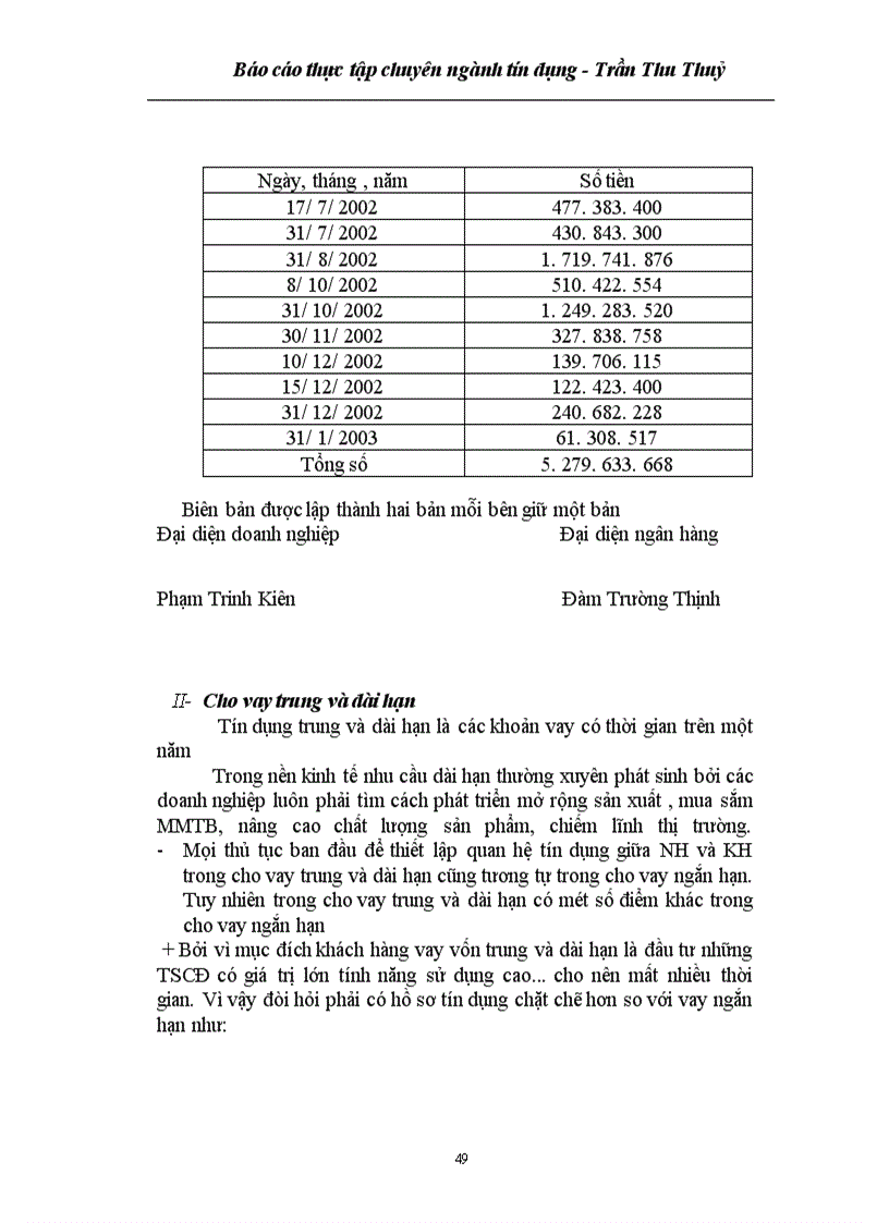 image for page Báo thực tập chuyên ngành tín dụng ngân hàng