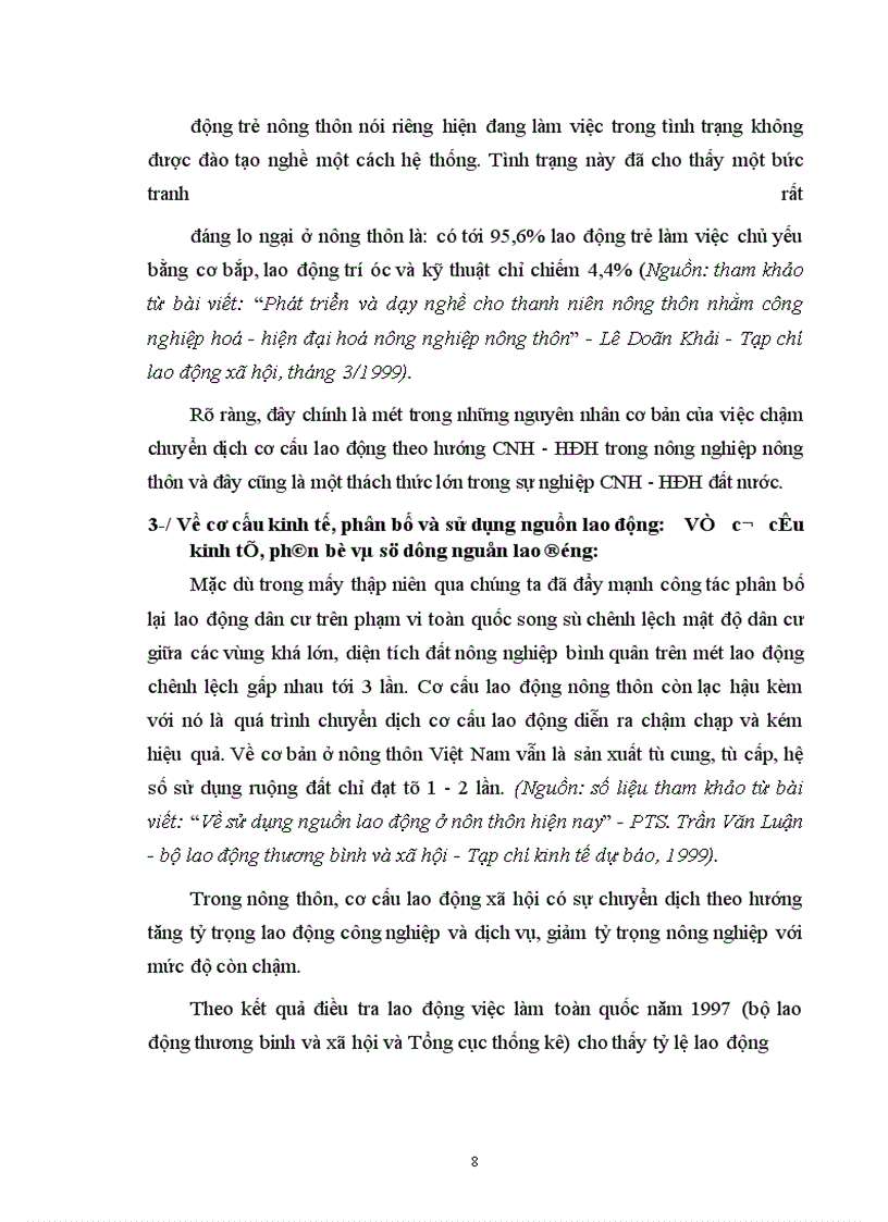 image for page Những giải pháp chính để giải quyết vấn đề lao động - việc làm ở nông thôn nước ta hiện nay