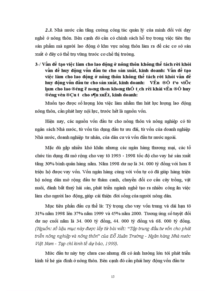 image for page Những giải pháp chính để giải quyết vấn đề lao động - việc làm ở nông thôn nước ta hiện nay