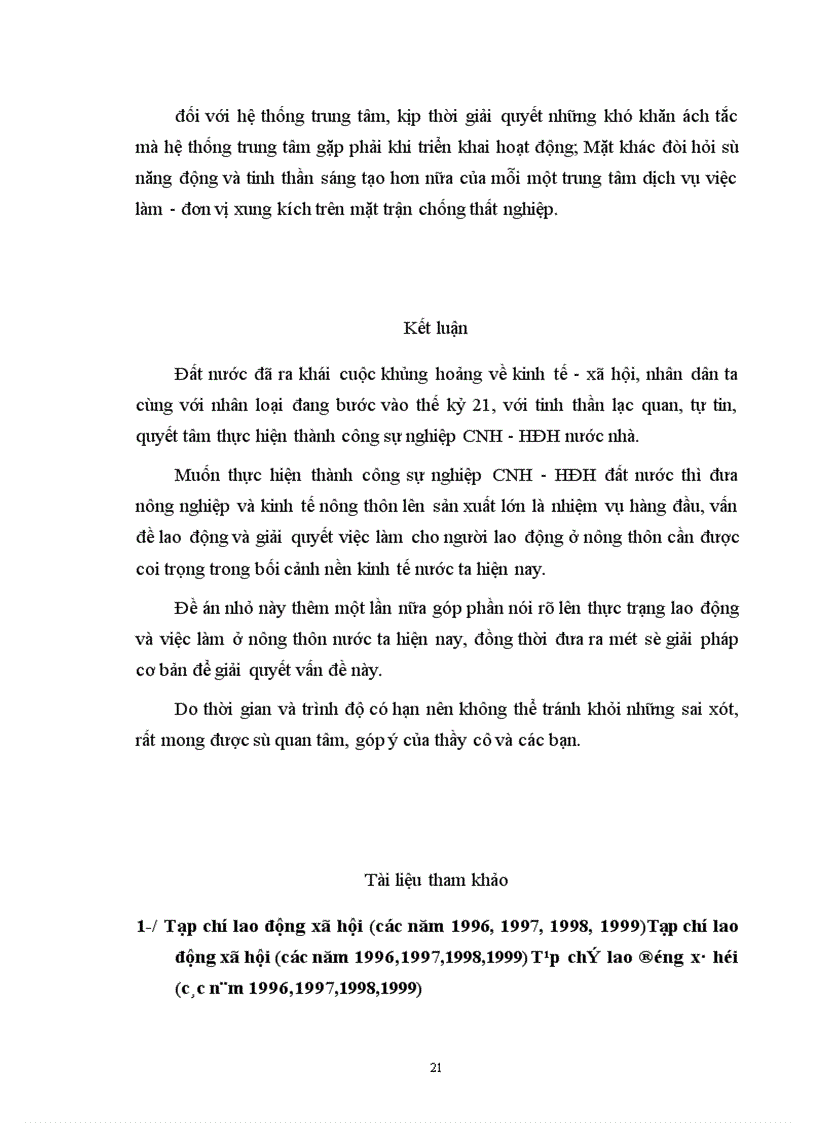 image for page Những giải pháp chính để giải quyết vấn đề lao động - việc làm ở nông thôn nước ta hiện nay