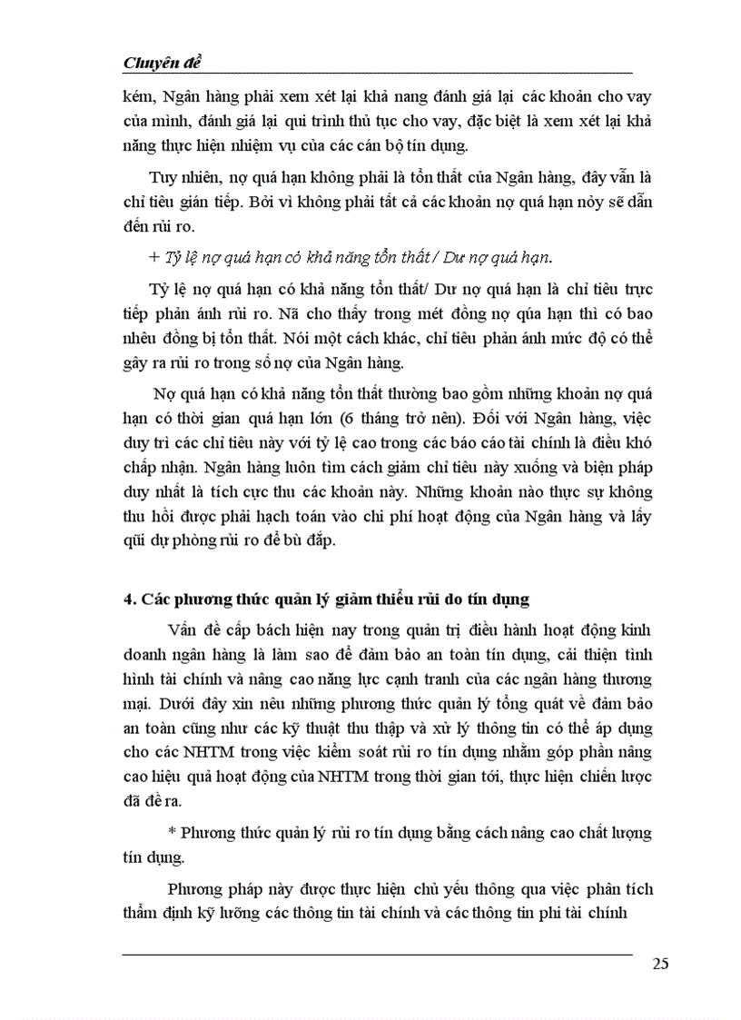 image for page Một số giải pháp hạn chế rủi ro tín dụng tại Ngân hàng công thương Thanh Xuân