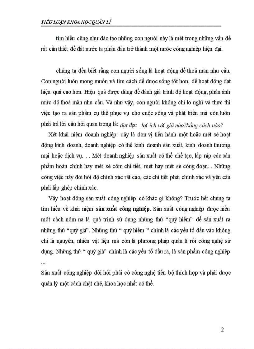 image for page Trình bày nội dung và tính chất các loại công việc mà cán bộ quản lý sản xuất công nghiệp phải đảm nhiệm, hoàn thành và từ đó suy ra (rút ra) các loại kiến thức cán bộ đó cần phải có
