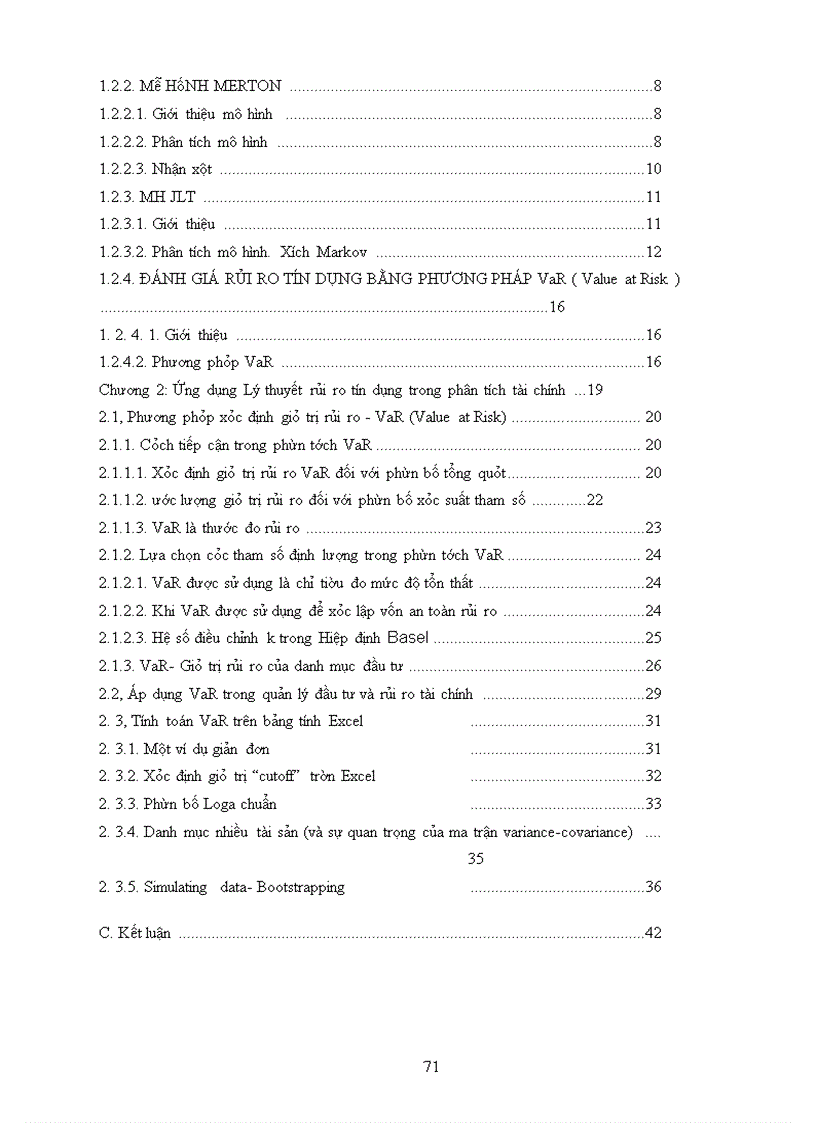 image for page Các mô hình rủi ro tín dụng và ứng dụng