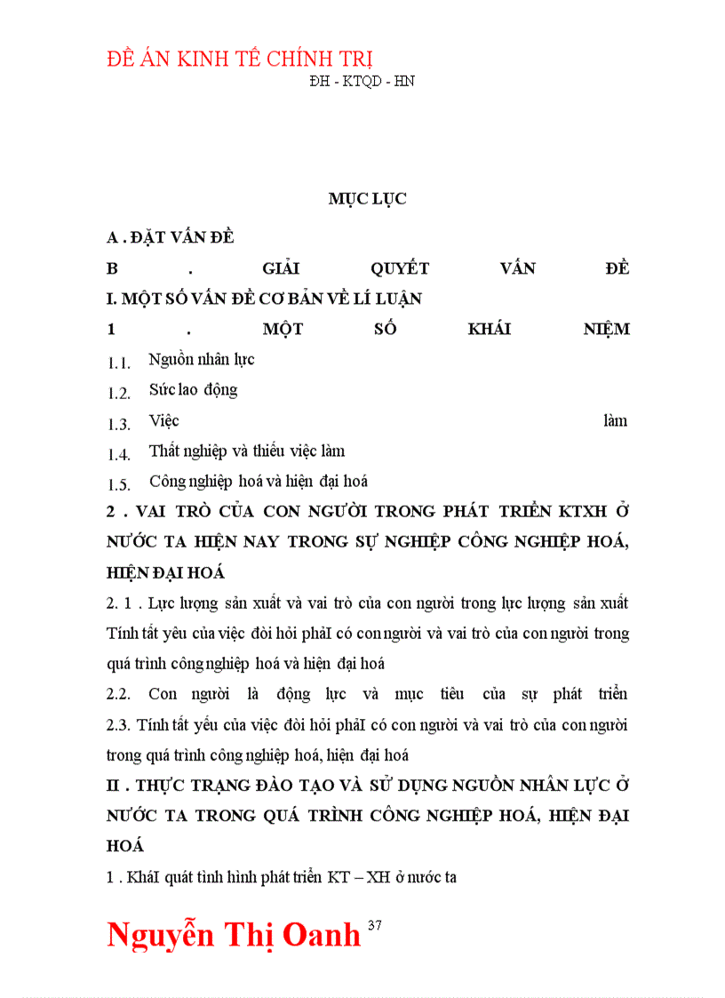 image for page Giải pháp và nâng cao đào tạo và sử dụng nguồn nhân lực con người trong thời kỳ công nghiệp hoá, hiện đại hoá