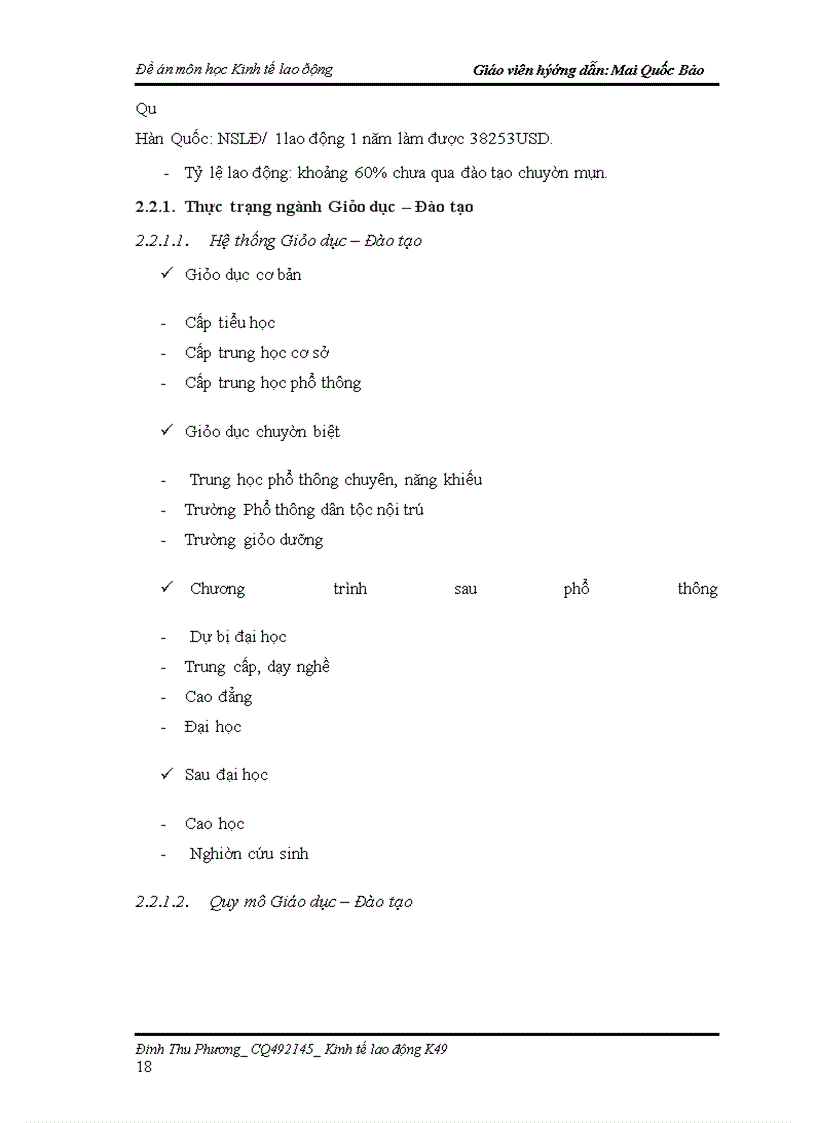 image for page Tăng trưởng dân số và thị trường lao động. Tác động qua lại giữa dân số và cung nguồn nhân lực ngành Giáo dục - Đào tạo trong quá trình Việt Nam hội nhập kinh tế quốc tế giai đoạn 2005-2010