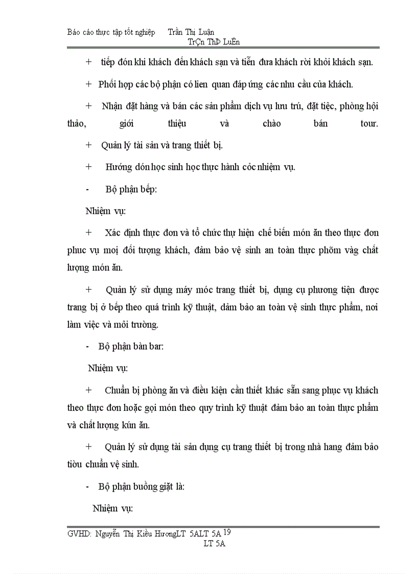 image for page Hoạt động của bộ phận lễ tân tạI “THE RITZ HOTEL”