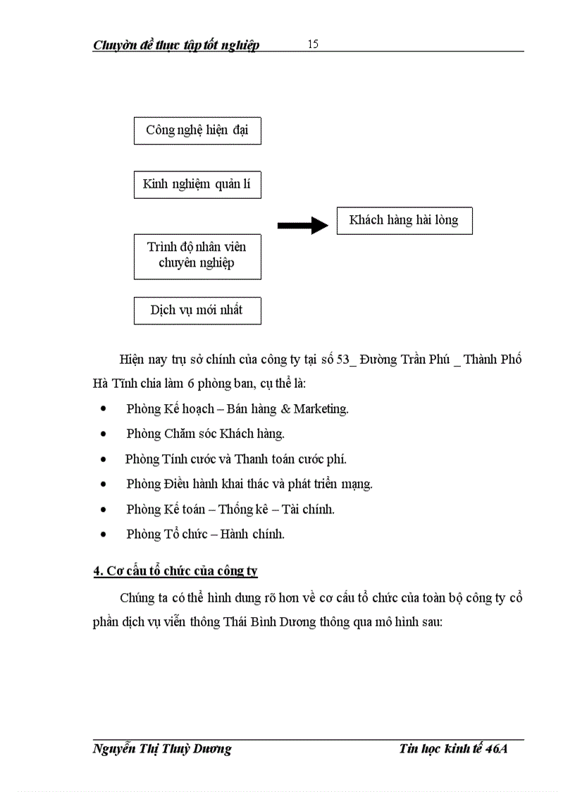 image for page Phân tích, thiết kế hệ thống thông tin quản lý bán hàng tại công ty cổ phần dịch vụ viễn thông TháI Bình Dương