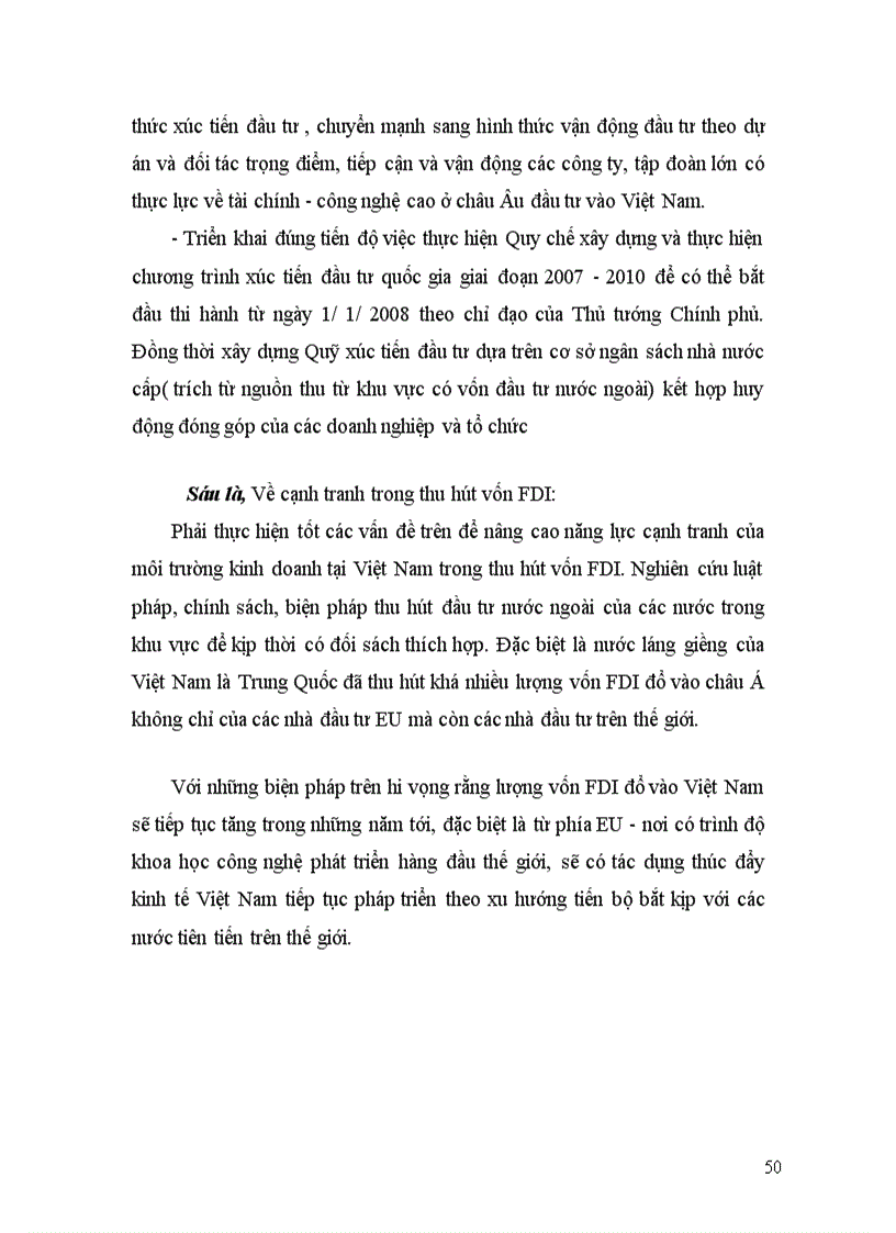 image for page Giải pháp tăng cường thu hút FDI của EU vào Việt Nam