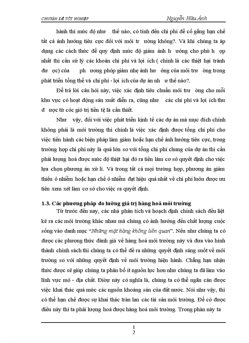 image for page Đánh Giá hiện trạng ô nhiễm môi trường do hoạt động khai thác than của dự án Đồng Vông– Uông bí– Quảng Ninh và các giải pháp quản lý môi trường.