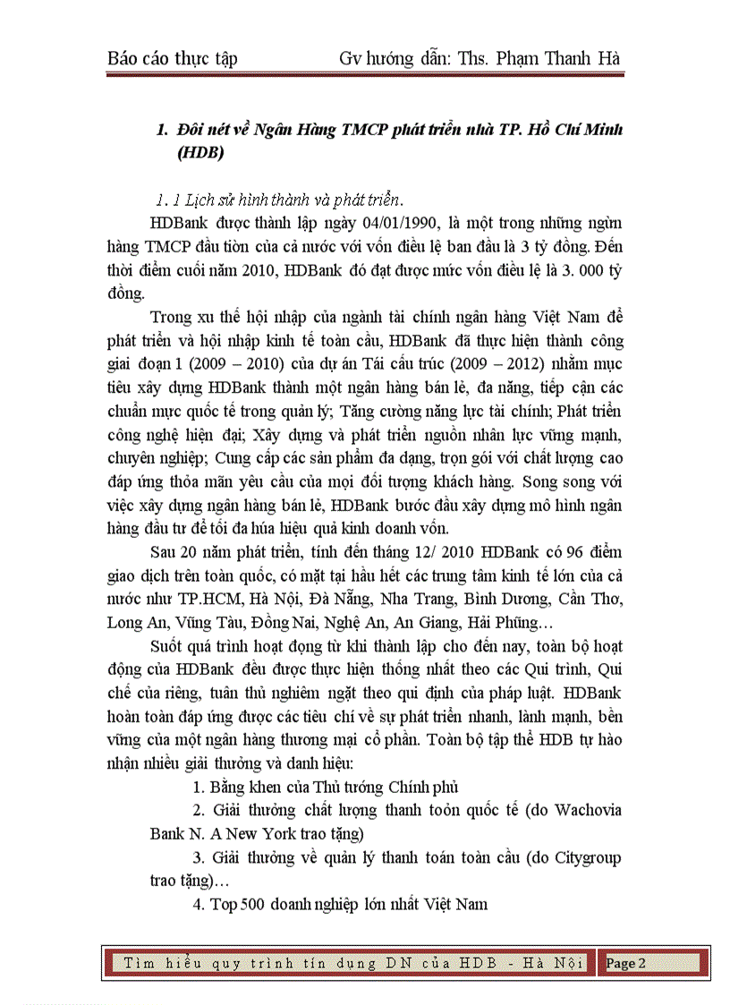 image for page Tìm hiểu quy trình tín dụng doanh nghiệp tại Ngân hàng thương mại cổ phần phát triển nhà TP