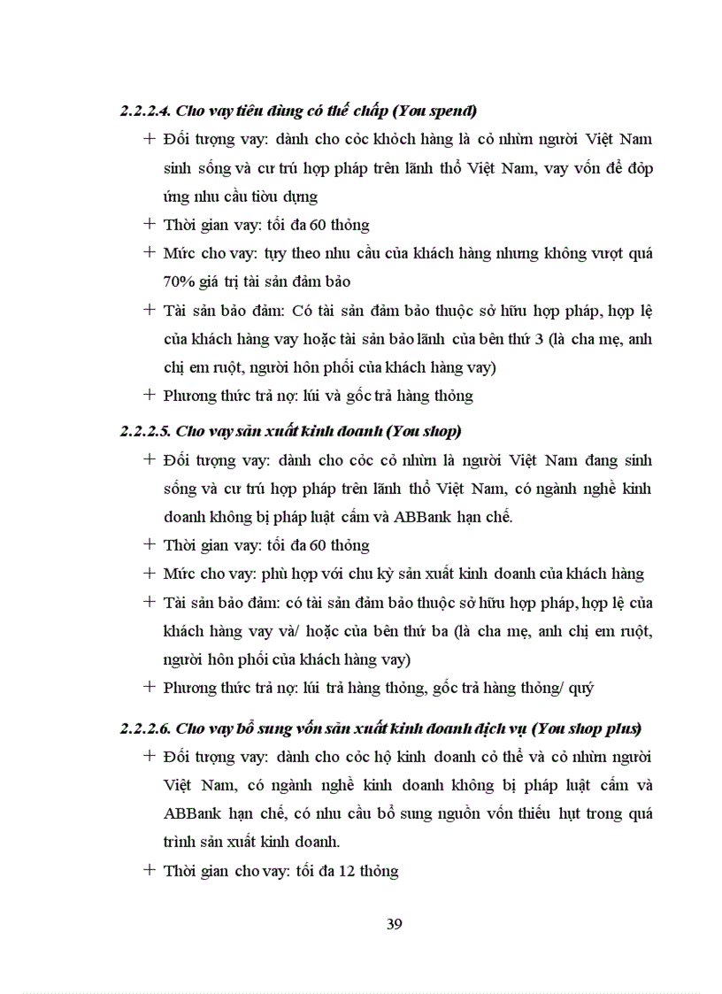 image for page Giải pháp phát triển hoạt động tín dụng cá nhân tại Ngân hàng TMCP An Bình