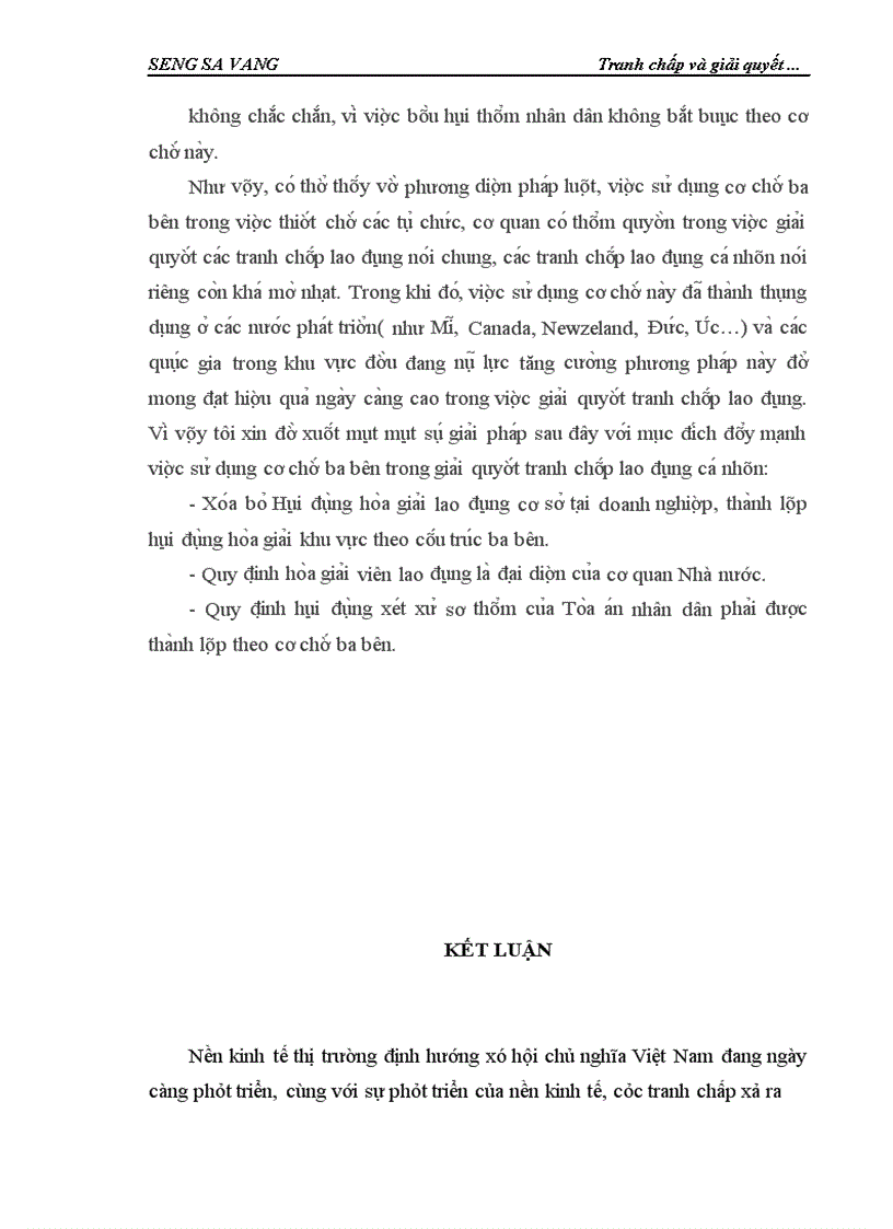 image for page Tranh chấp và giải quyết tranh chấp lao động cá nhân