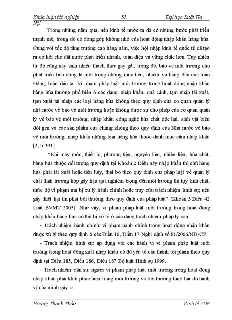 image for page Pháp luật bảo vệ môi trường trong nhập khẩu hàng hóa