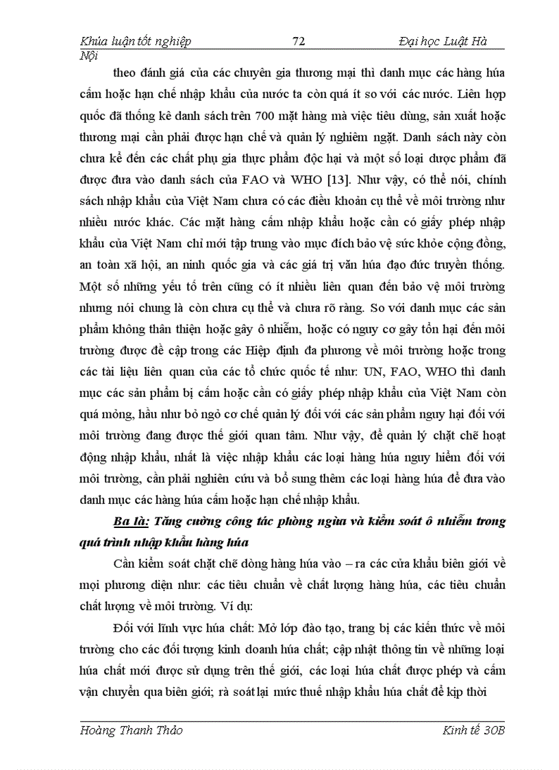 image for page Pháp luật bảo vệ môi trường trong nhập khẩu hàng hóa