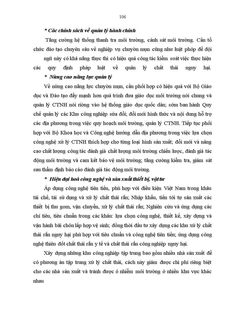 image for page Pháp luật về quản lý chất thải nguy hại ở việt nam hiện nay