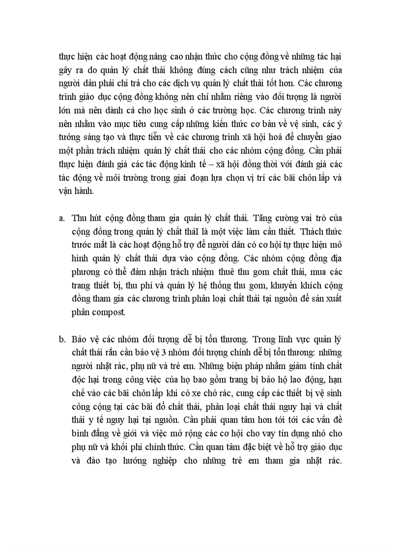 image for page Báo cáo về chiến lược quản lý tổng hợp chất thải ở việt nam